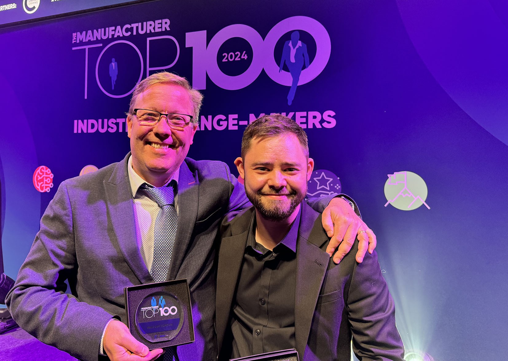 PP Control & Automation duo named in the UK’s Top 100 manufacturing professionals list » Malcolm and Rich Top 100 » PP Control & Automation