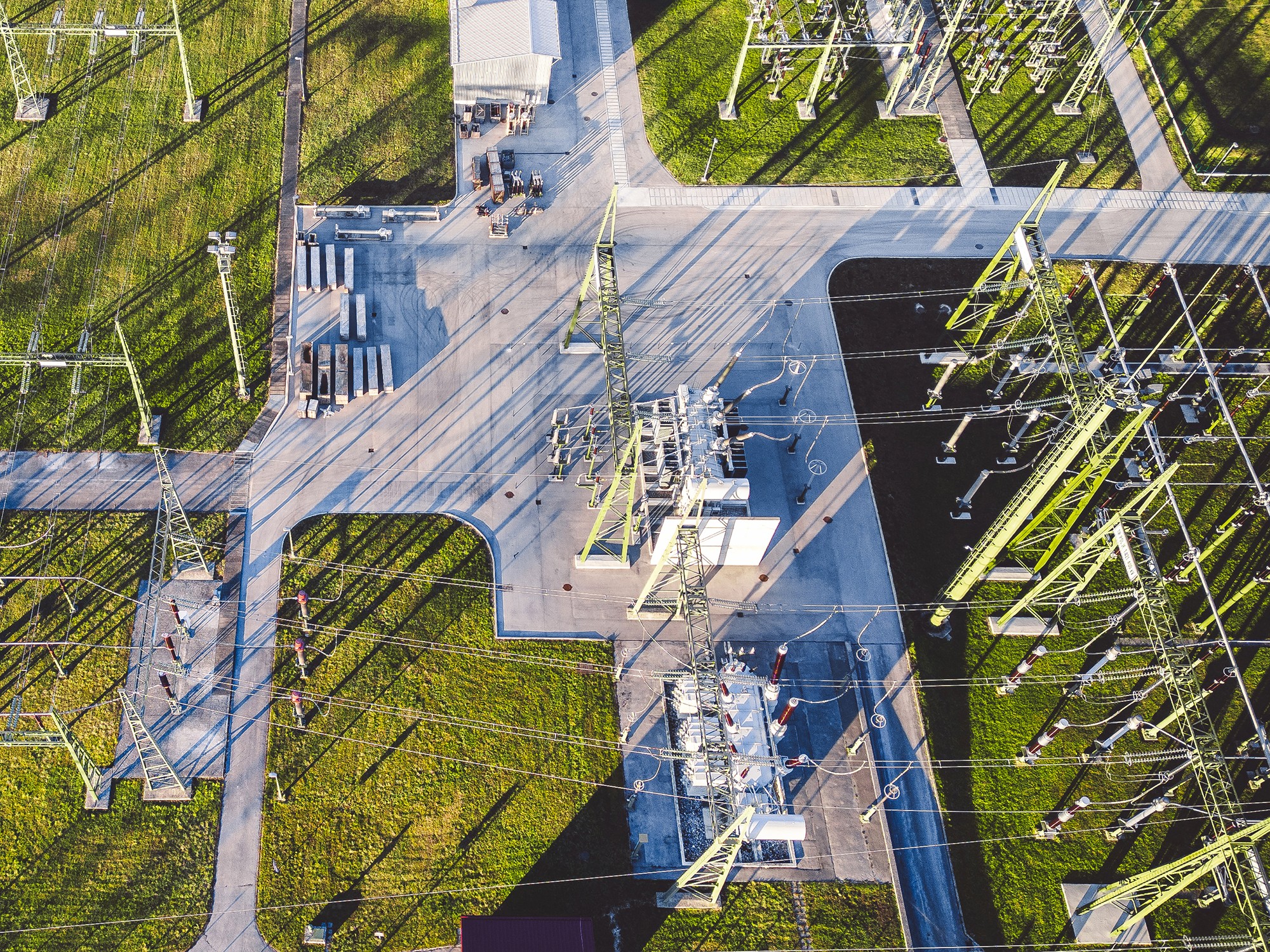 Grid expansion needs a more integrated delivery model from scheme to site » substation aerial view generic » PP Control & Automation